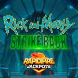 Λογότυπο Rick and Morty Strike Back Rapid Fire Jackpots