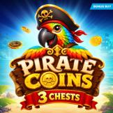 Λογότυπο Pirate Coins: 3 Chests