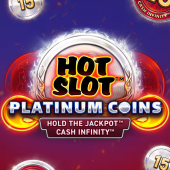 Λογότυπο Hot Slot Platinum Coins