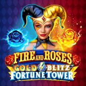 Λογότυπο Fire and Roses Gold Blitz Fortune Tower