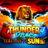 Λογότυπο Thunder Drums Serengeti Sun