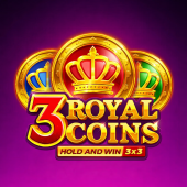 Λογότυπο 3 Royal Coins Hold and Win