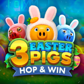 Λογότυπο 3 Easter Pigs Hop and Win
