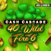 Λογότυπο Cash Cascade - 40 Wild Fire 6