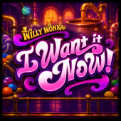 Λογότυπο Willy Wonka I Want It Now