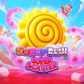 Λογότυπο Sugar Rush Super Scatter