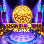 Λογότυπο Wheel of Fortune Lucky Coins on Stage