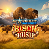 Λογότυπο Starlight Jackpots Bison Rush