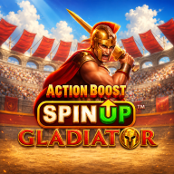 Λογότυπο Action Boost SpinUP Gladiator