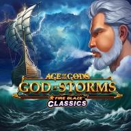 Λογότυπο Age of the Gods: God of Storms Fire Blaze