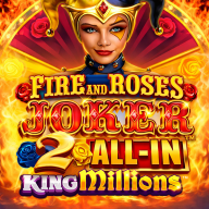 Λογότυπο Fire and Roses Joker 2 All-In King Millions