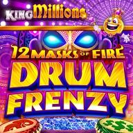 Λογότυπο 12 Masks of Fire Drum Frenzy King Millions
