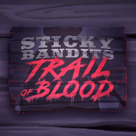 Λογότυπο Sticky Bandits Trail of Blood