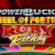 Λογότυπο PowerBucks Wheel of Fortune Ruby Riches