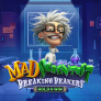 Λογότυπο Mad Scientist Breaking Beakers