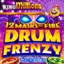 Λογότυπο 12 Masks of Fire Drum Frenzy King Millions