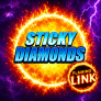 Λογότυπο Sticky Diamonds Flaming Link