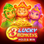 Λογότυπο 3 Lucky Monkeys Hold & Win