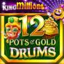 Λογότυπο 12 Pots of Gold Drums King Millions