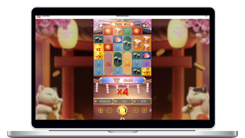 Lucky Neko's x4 multiplier